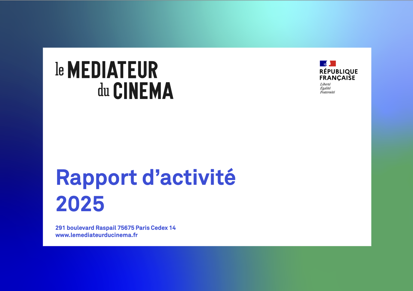 Rapport annuel – Le Médiateur du cinéma